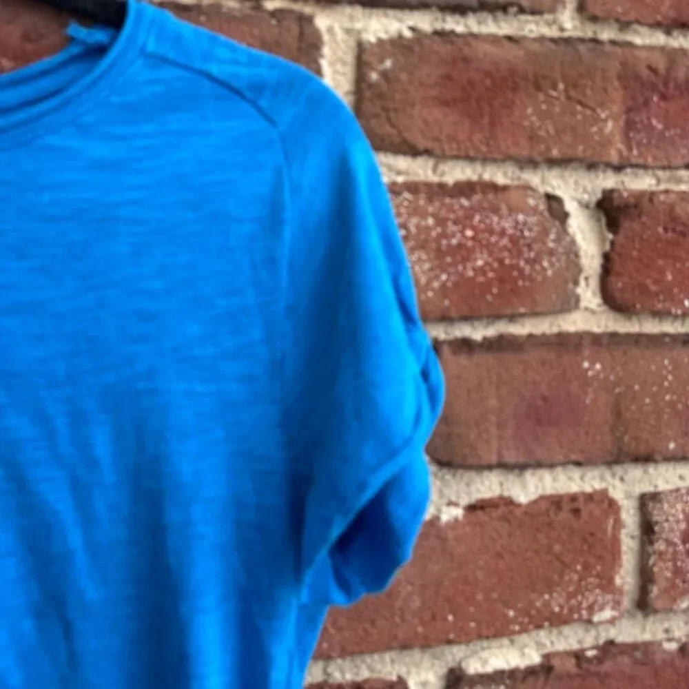 Free People We The Free Be My Baby Tee in turquoise blue size XS NEW - Picture 3 of 8